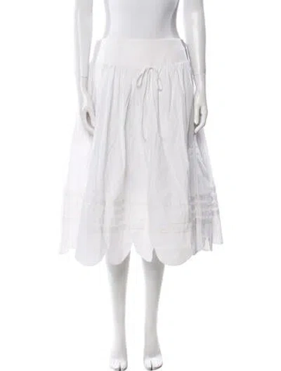 Pre-owned Sandy Liang Midi Length Skirt In Multi