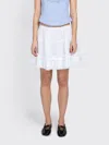 Sandy Liang Milanese Skirt In White