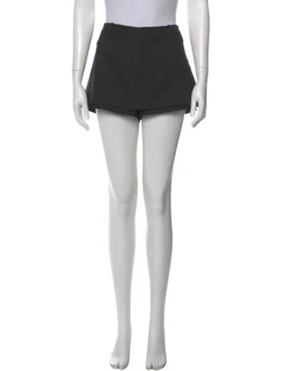 Pre-owned Sandy Liang Mini Shorts In Black