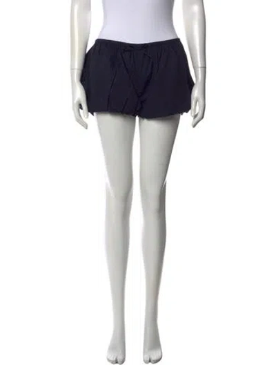 Pre-owned Sandy Liang Mini Shorts In Black