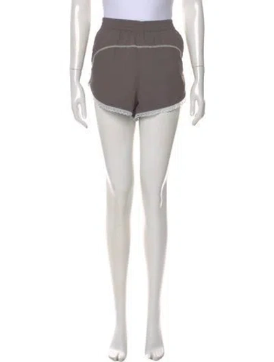 Pre-owned Sandy Liang Mini Shorts In Grey