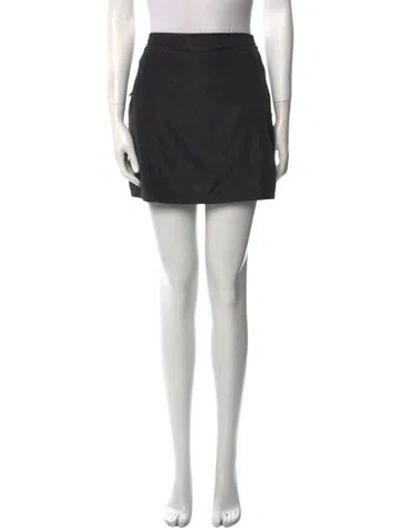 Pre-owned Sandy Liang Mini Skirt In Black