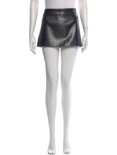 Pre-owned Sandy Liang Mini Skirt In Black