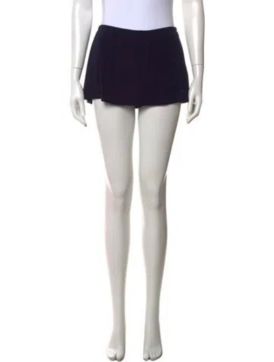 Pre-owned Sandy Liang Mini Skirt In Black