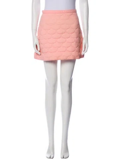 Pre-owned Sandy Liang Mini Skirt In Pink