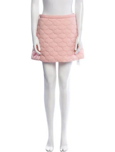 Pre-owned Sandy Liang Mini Skirt In Pink