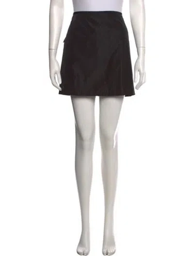 Pre-owned Sandy Liang Mini Skirt W/ Tags In Black