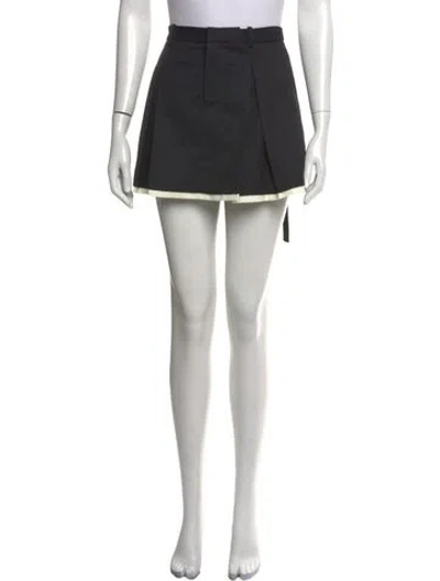 Pre-owned Sandy Liang Mini Skirt W/ Tags In Blue