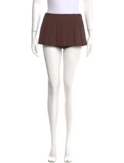 Pre-owned Sandy Liang Mini Skirt W/ Tags In Brown