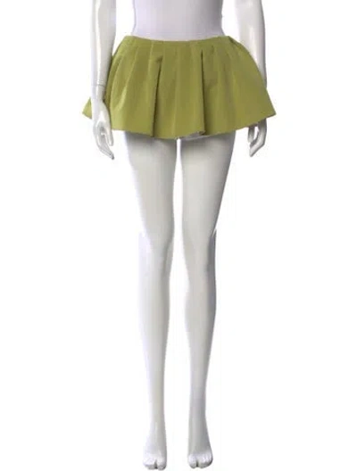Pre-owned Sandy Liang Mini Skirt W/ Tags In Green
