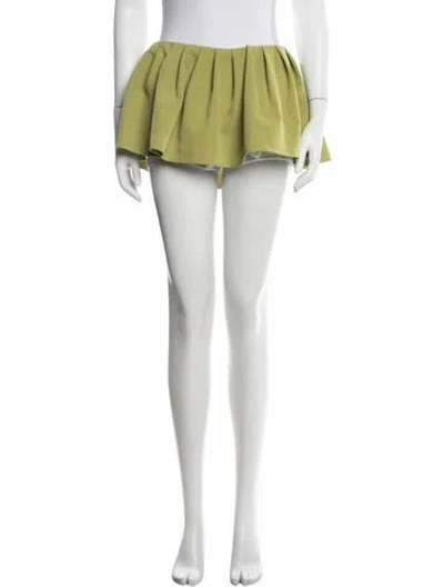 Pre-owned Sandy Liang Mini Skirt W/ Tags In Green