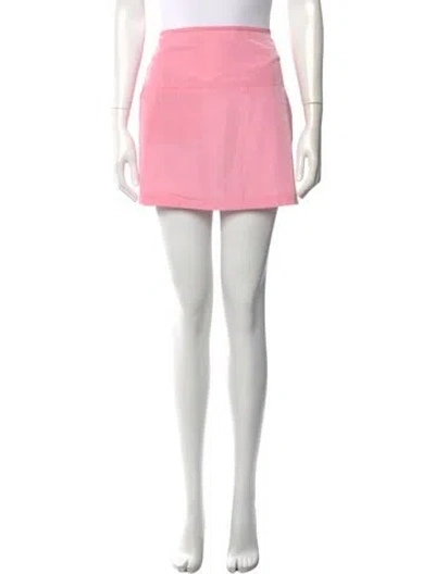 Pre-owned Sandy Liang Mini Skirt W/ Tags In Pink