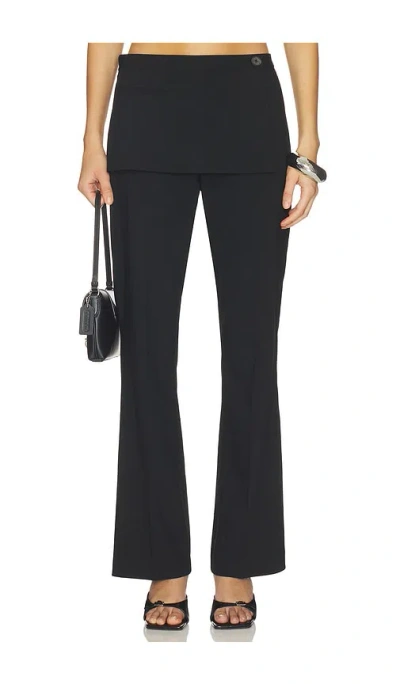 Sandy Liang Mulberry Pant In Black