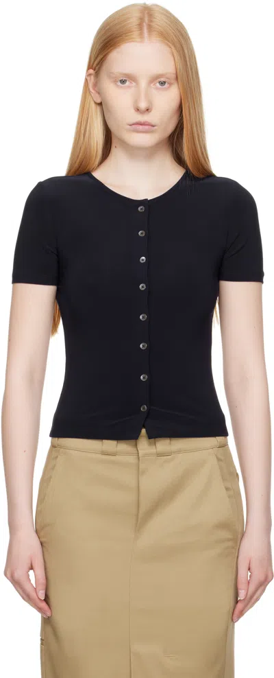 Sandy Liang Navy Ella Cardigan