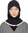 Sandy Liang Navy Kady Balaclava In Navy