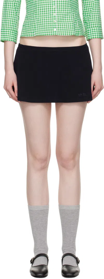 Sandy Liang Navy Mondo Skort