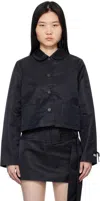 Sandy Liang Shelby Jacket Navy In Navy