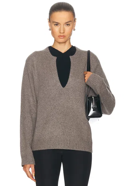 Sandy Liang Nesh Sweater In Taupe