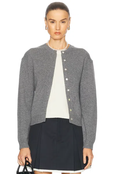 Sandy Liang Newt Sweater In Charcoal