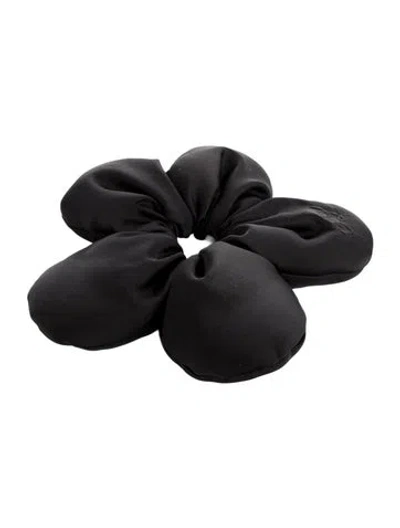 Pre-owned Sandy Liang Nylon Hair Scrunchie In Black
