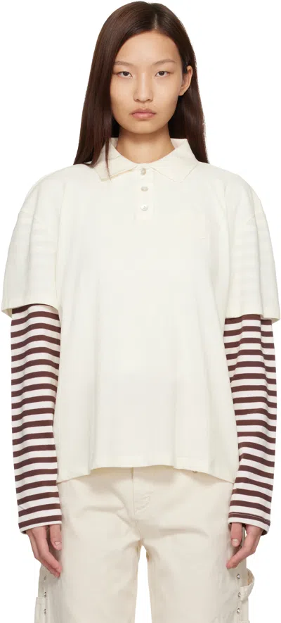 Sandy Liang Off-white Dew Polo