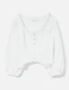 Sandy Liang Palisade Top In White