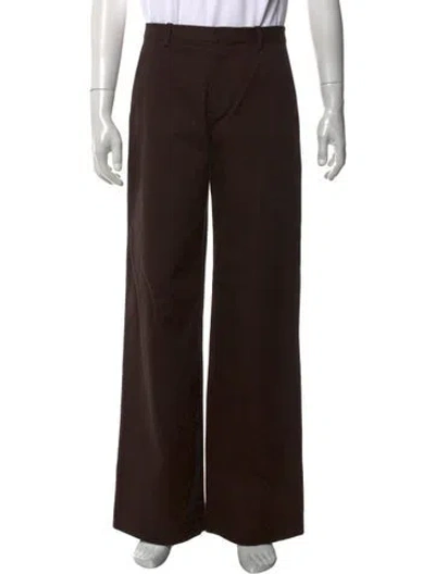 Pre-owned Sandy Liang Pants In Brown