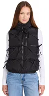 Sandy Liang Patro Vest Black In Black