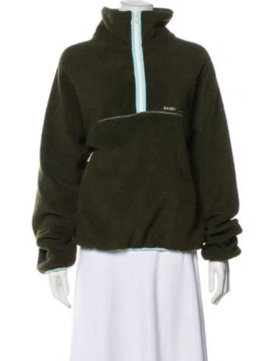 Pre-owned Sandy Liang Performance Jacket In Green