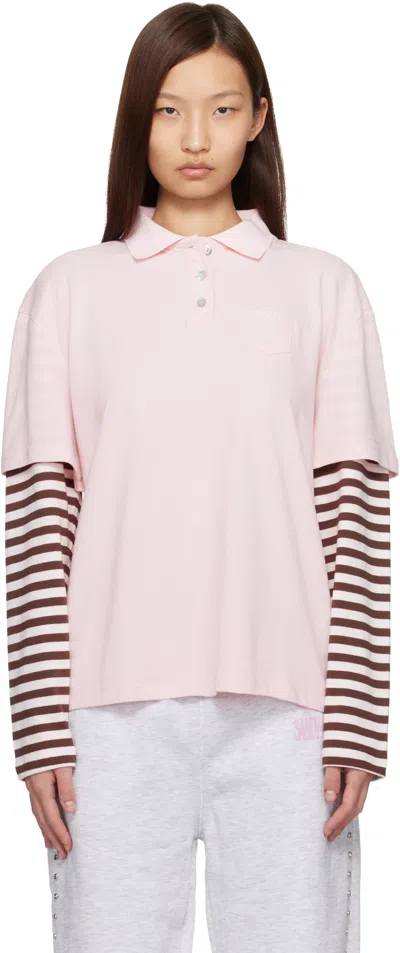 Sandy Liang Pink Dew Polo