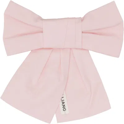 Sandy Liang Pink Friend Bow Clip