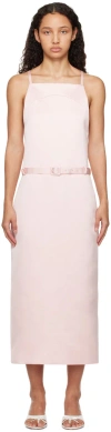 Sandy Liang Pink Jasper Maxi Dress In 632 Pink