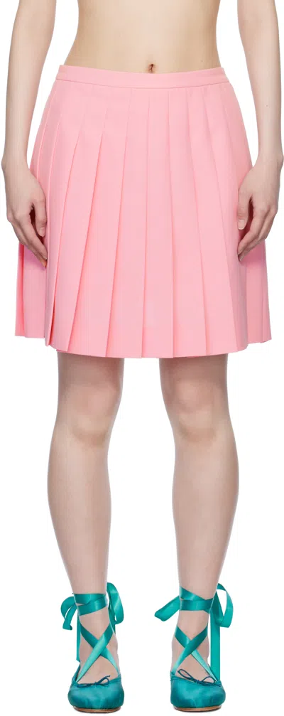 Sandy Liang Pink Lilo Midi Skirt