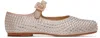 Sandy Liang Pink Mary Jane Pointe Ballerina Flats In Ballet