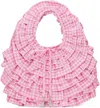 Sandy Liang Pink Napa Bag In Pink Multi
