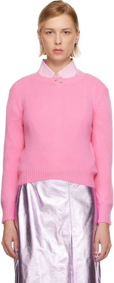 Sandy Liang Pink Pino Cashmere Sweater