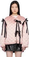 Sandy Liang Pink Subi Jacket In Ballet
