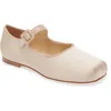 Sandy Liang Ssense Exclusive Pink Mary Jane Pointe Ballerina Flats In Ballet Satin