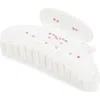 Sandy Liang Princess Crystal Embellished Claw Clip In White