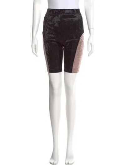 Pre-owned Sandy Liang Printed Knee-length Shorts W/ Tags In Black