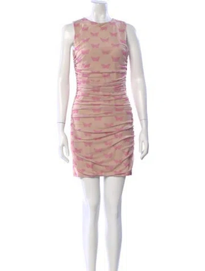 Pre-owned Sandy Liang Printed Mini Dress In Multi