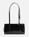 Sandy Liang Recital Patent Leather Shoulder Bag In Black