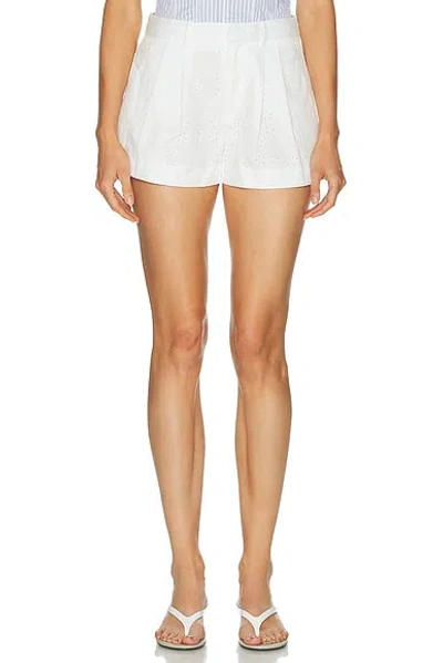 Sandy Liang Sago Short In White