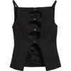 Sandy Liang Saguaro Top In Black