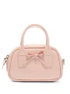 Sandy Liang 시큐어 백 1.0 보우 디테일 숄더 백 In Pink
