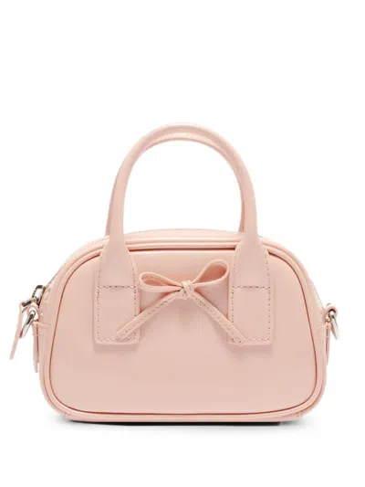 Sandy Liang 시큐어 백 1.0 보우 디테일 숄더 백 In Pink
