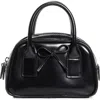 Sandy Liang Secure Leather Top Handle Bag