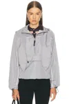 Sandy Liang Siena Pullover Jacket In Gray
