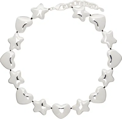 SANDY LIANG SILVER BEANS NECKLACE