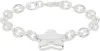 Sandy Liang Silver Star Charm Bracelet In Silver